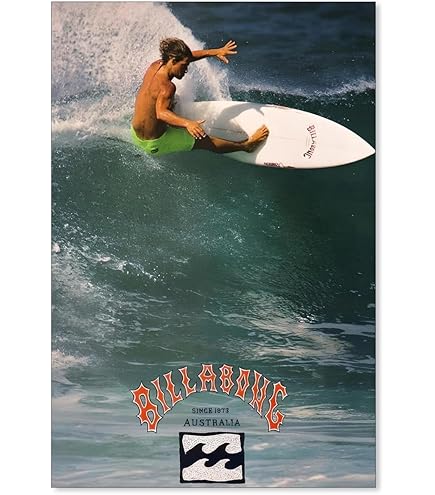 Amazon.com: 2002 Roxy Surf Poster Poster Metal Tin Sign Fun Home